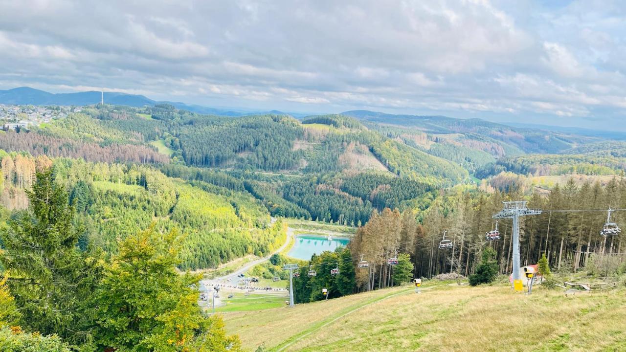 Apartament Maisonnette Am Bikepark Winterberg Mit Terrasse Loggia Garage Zewnętrze zdjęcie